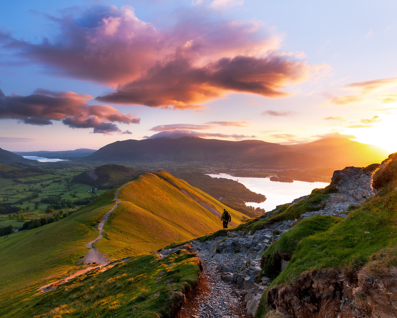 Catbells sunrise, Lake District - Lake District & Cumbria