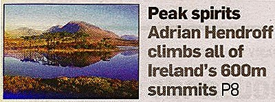 "Peak spirits" - The Irish Times Go - Saturday, November 28, 2009