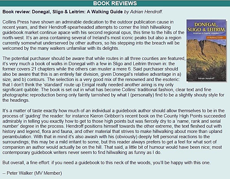 Donegal, Sligo & Leitrim review - Mountain Views - December 2012